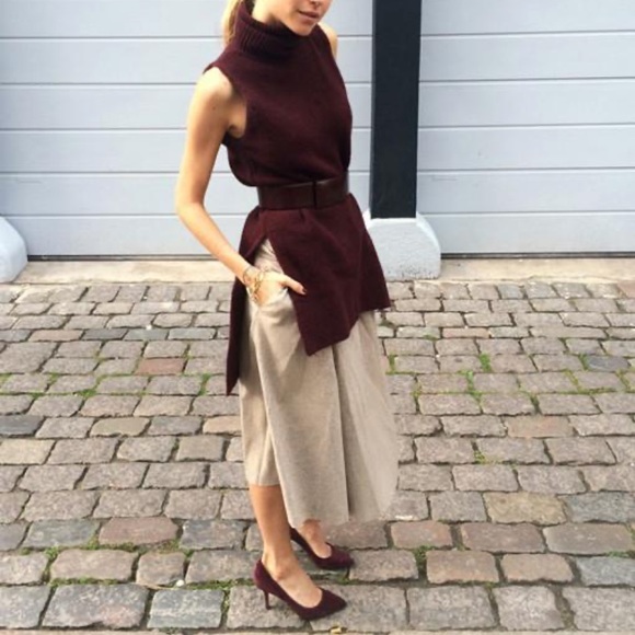 Michael Kors burgundy suede heels - Picture 4 of 8